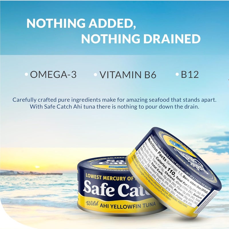 Safe Catch Wild Ahi Tuna, Pack of 6 - Image 4